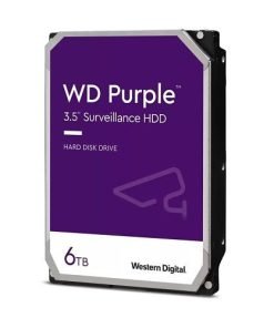WD Purple Surveillance Hard Drive 6 TB, 256 MB WD64PURZ